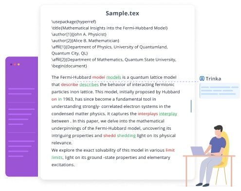 LaTeX Proofreader