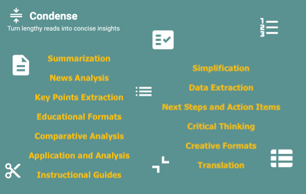 Condense (Chrome Extension)