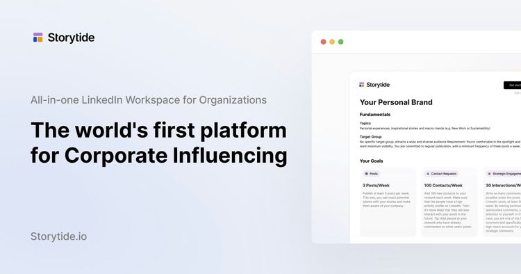 Storytide.io - Corporate Influencing