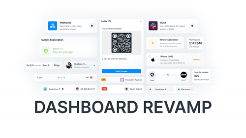 Greip: Dashboard Revamp